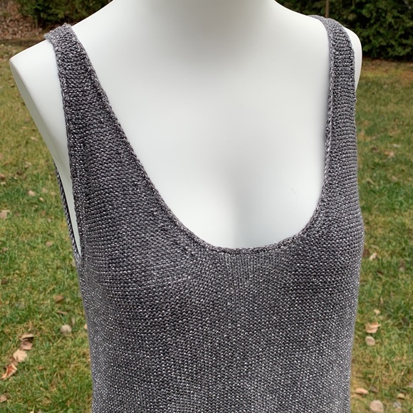 Part Two ⎮ Sparkly gray knit top - Picture 4 of 7